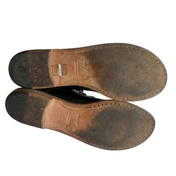 Marsèll Black Leather Lace-Up Ankle Boots Size 39 US 8 W / US 7 M Made in Italy - Picture 6 of 16